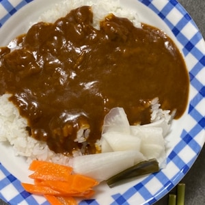 デミグラス風カレーアレンジ